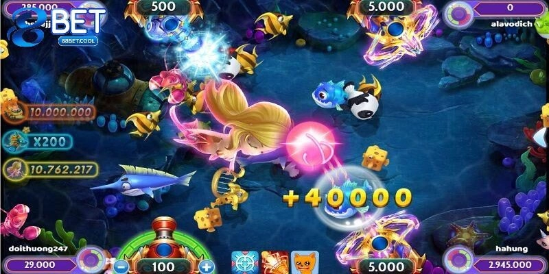 Bí quyết chơi bắn cá nàng tiên cá dễ ăn tiền